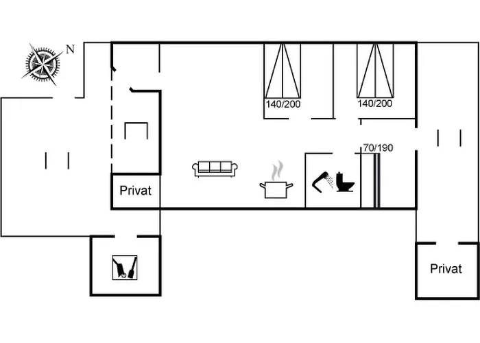 Hébergement de vacances Olufdine - 400m From The Sea By Interhome *